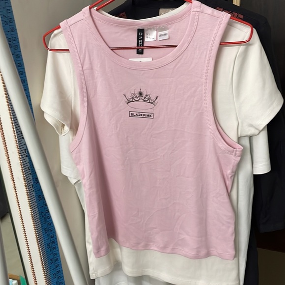 Black pink x H&M cotton vest top | NWT - Picture 7 of 11